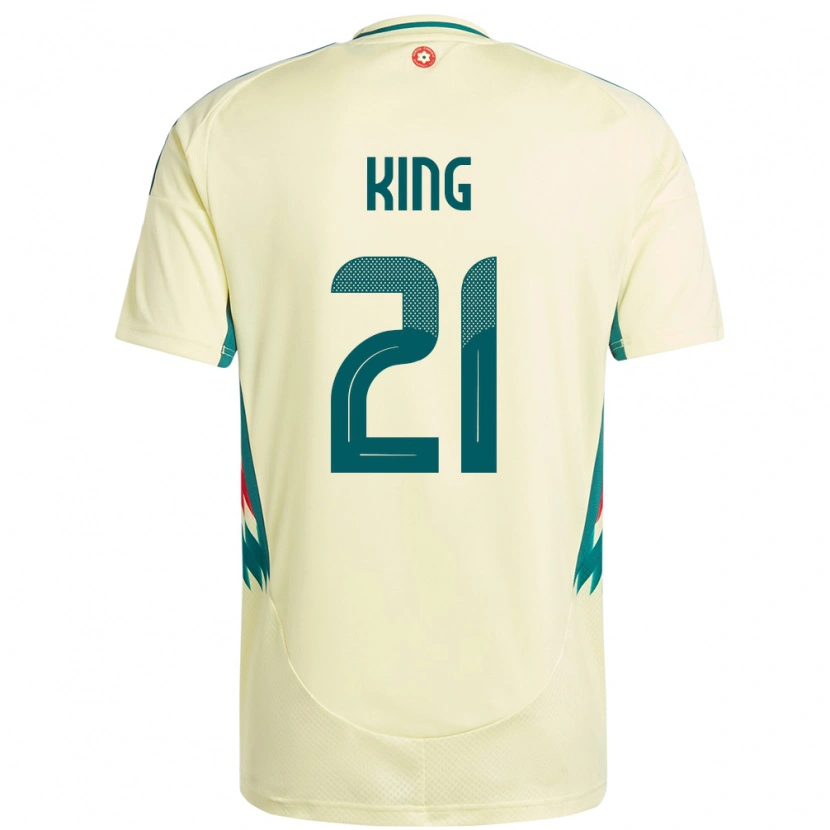Danxen Kinder Wales Tom King #21 Beige Gelb Auswärtstrikot Trikot 24-26 T-Shirt Schweiz