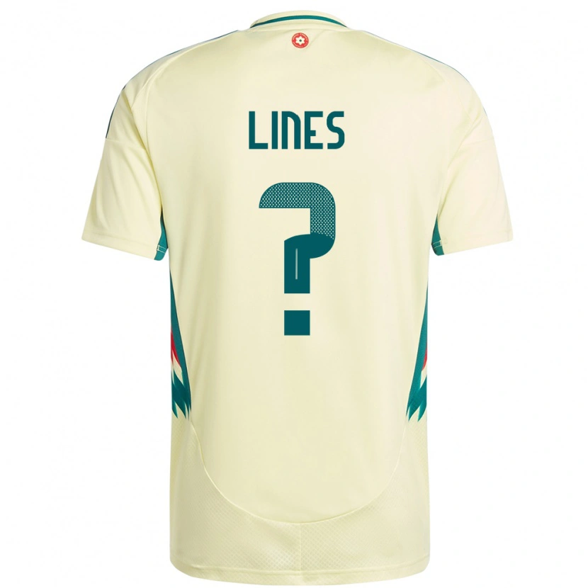 Danxen Kinder Wales Luis Lines #0 Beige Gelb Auswärtstrikot Trikot 24-26 T-Shirt Schweiz