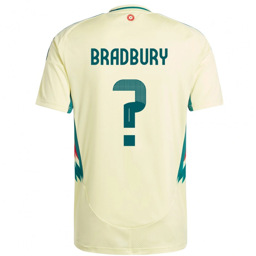 Danxen Kinder Wales Makenzie Bradbury #0 Beige Gelb Auswärtstrikot Trikot 24-26 T-Shirt Schweiz