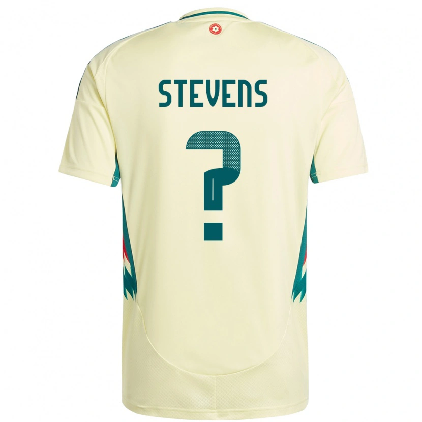 Danxen Kinder Wales Charlie Stevens #0 Beige Gelb Auswärtstrikot Trikot 24-26 T-Shirt Schweiz
