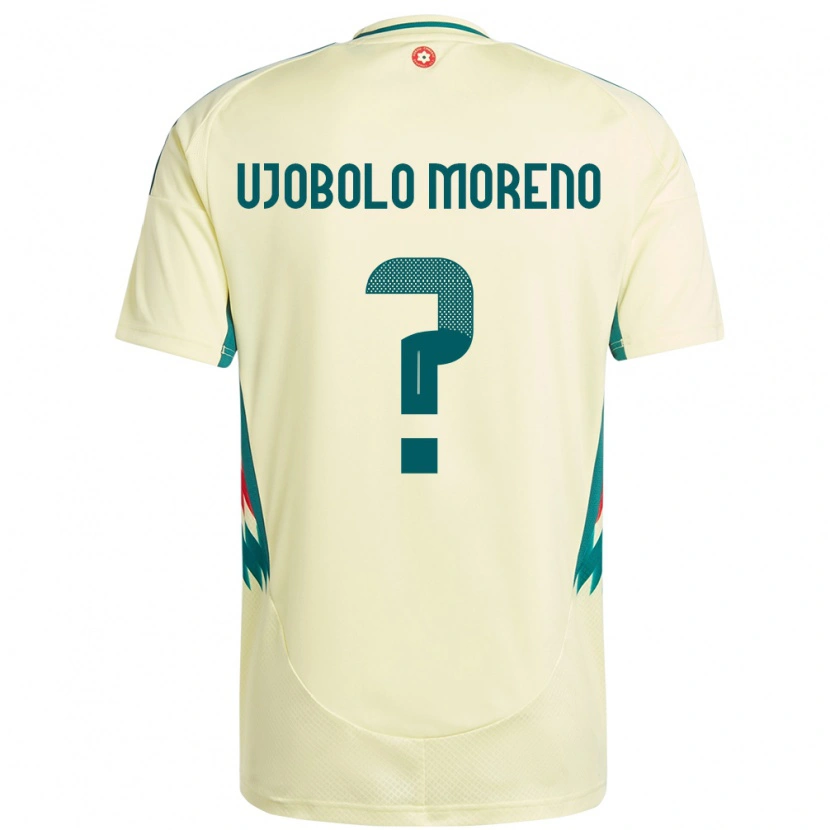 Danxen Kinder Wales Sergeant Ujobolo Moreno #0 Beige Gelb Auswärtstrikot Trikot 24-26 T-Shirt Schweiz