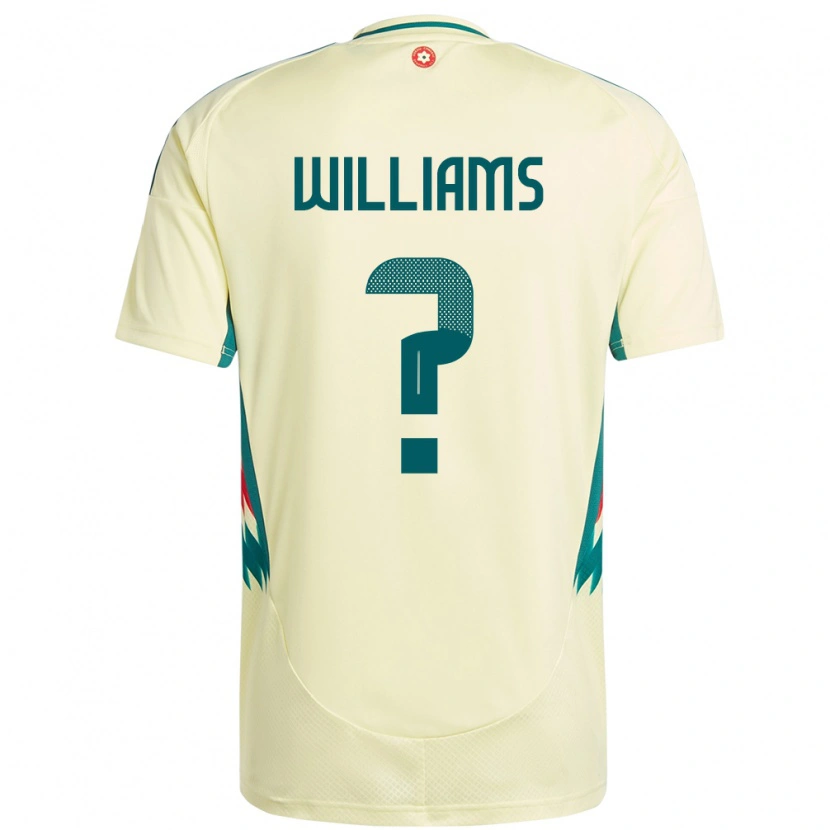 Danxen Kinder Wales Fabian Williams #0 Beige Gelb Auswärtstrikot Trikot 24-26 T-Shirt Schweiz