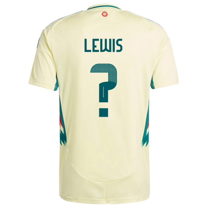Danxen Kinder Wales Bobby Lewis #0 Beige Gelb Auswärtstrikot Trikot 24-26 T-Shirt Schweiz