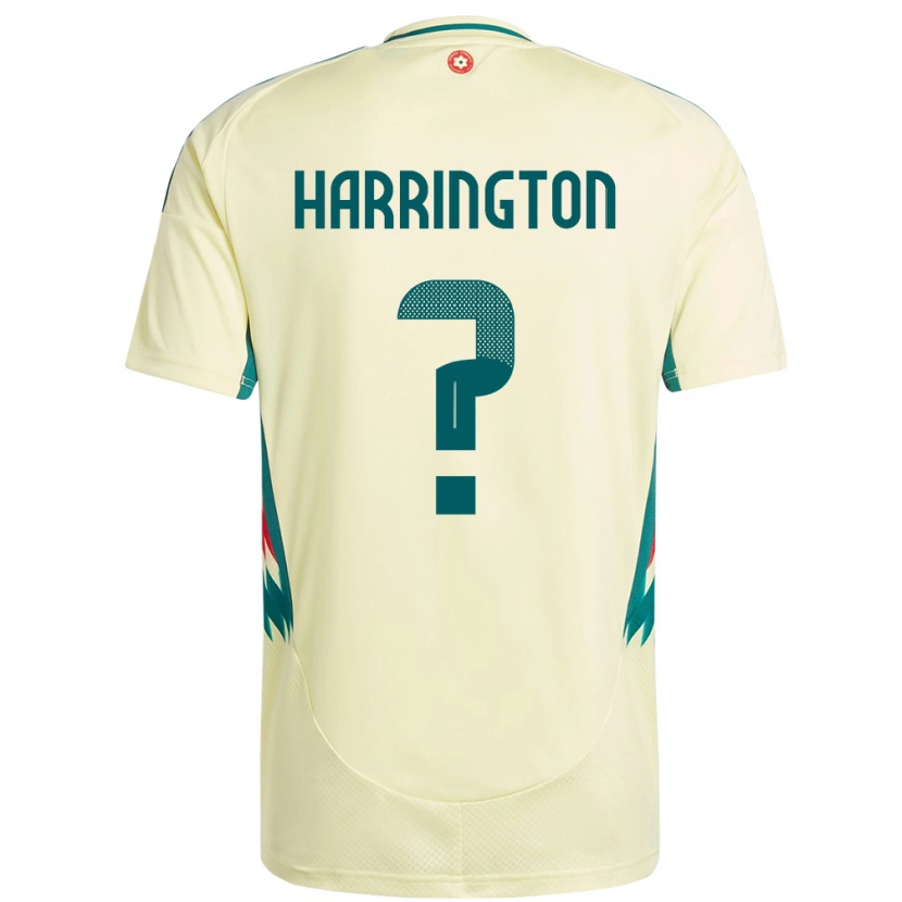 Danxen Kinder Wales Theo Harrington #0 Beige Gelb Auswärtstrikot Trikot 24-26 T-Shirt Schweiz