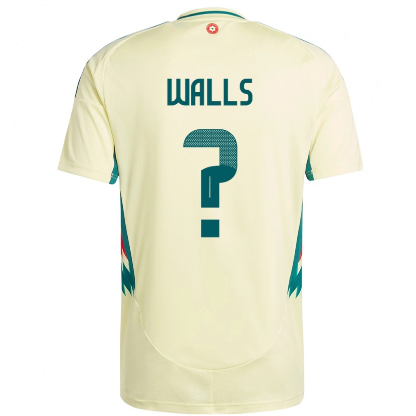 Danxen Kinder Wales Archie Walls #0 Beige Gelb Auswärtstrikot Trikot 24-26 T-Shirt Schweiz
