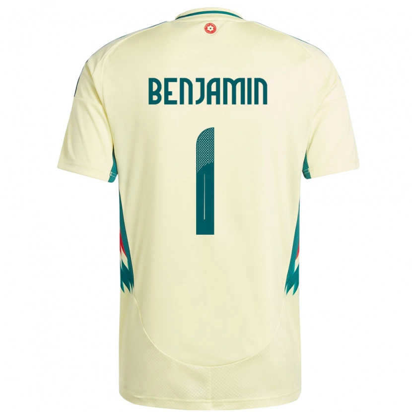 Danxen Kinder Wales Lewys Benjamin #1 Beige Gelb Auswärtstrikot Trikot 24-26 T-Shirt Schweiz