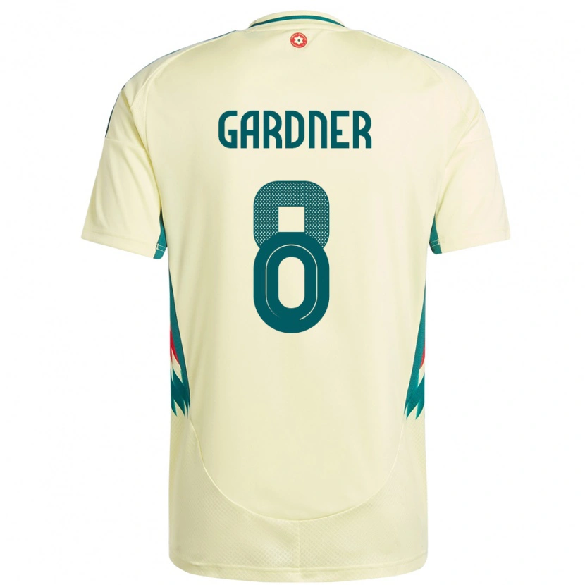 Danxen Kinder Wales Luis Gardner #8 Beige Gelb Auswärtstrikot Trikot 24-26 T-Shirt Schweiz