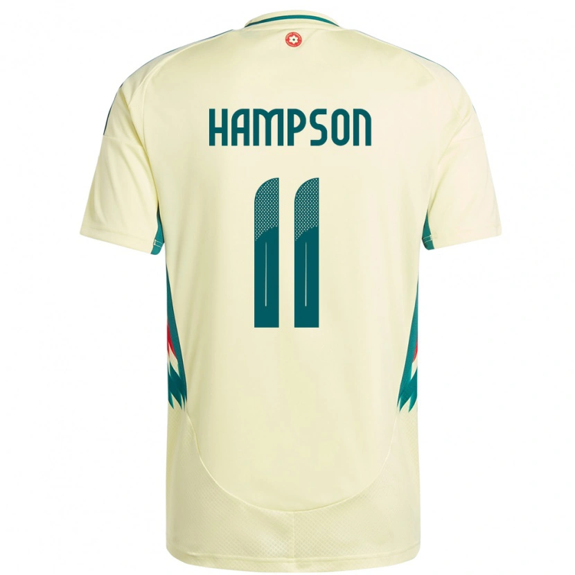 Danxen Kinder Wales Owen Hampson #11 Beige Gelb Auswärtstrikot Trikot 24-26 T-Shirt Schweiz