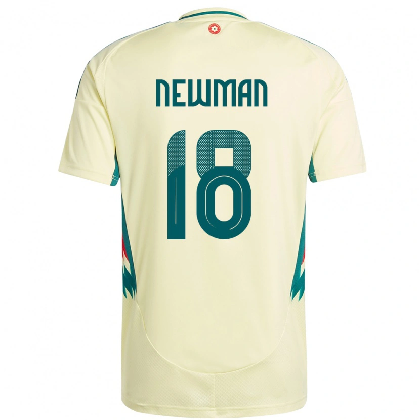 Danxen Kinder Wales Oli Newman #18 Beige Gelb Auswärtstrikot Trikot 24-26 T-Shirt Schweiz