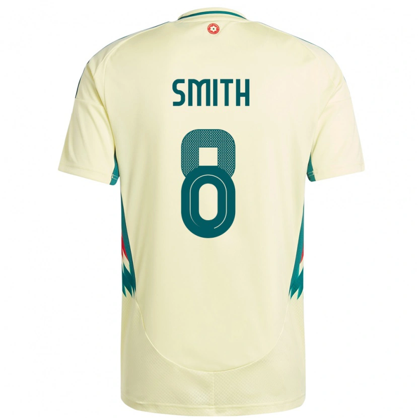 Danxen Kinder Wales Matt Smith #8 Beige Gelb Auswärtstrikot Trikot 24-26 T-Shirt Schweiz