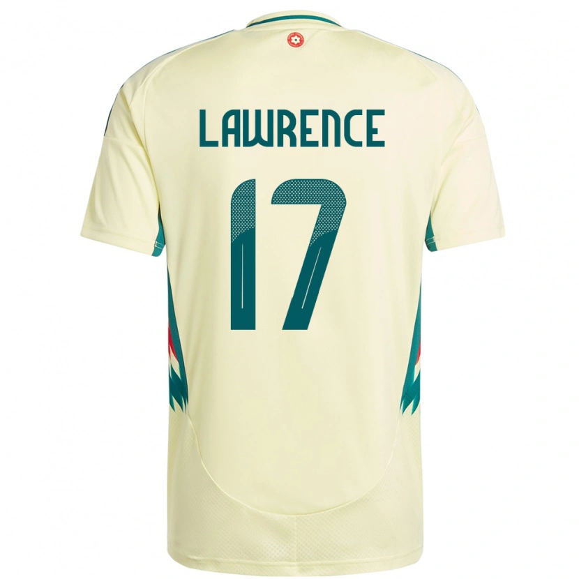 Danxen Kinder Wales Nadia Lawrence #17 Beige Gelb Auswärtstrikot Trikot 24-26 T-Shirt Schweiz