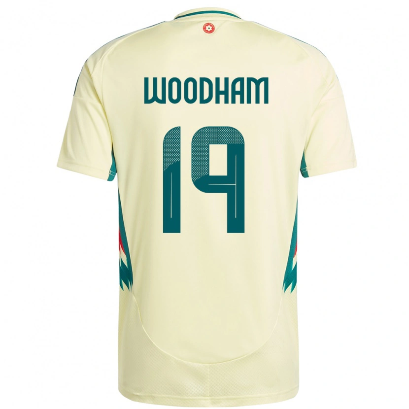 Danxen Kinder Wales Lily Woodham #19 Beige Gelb Auswärtstrikot Trikot 24-26 T-Shirt Schweiz