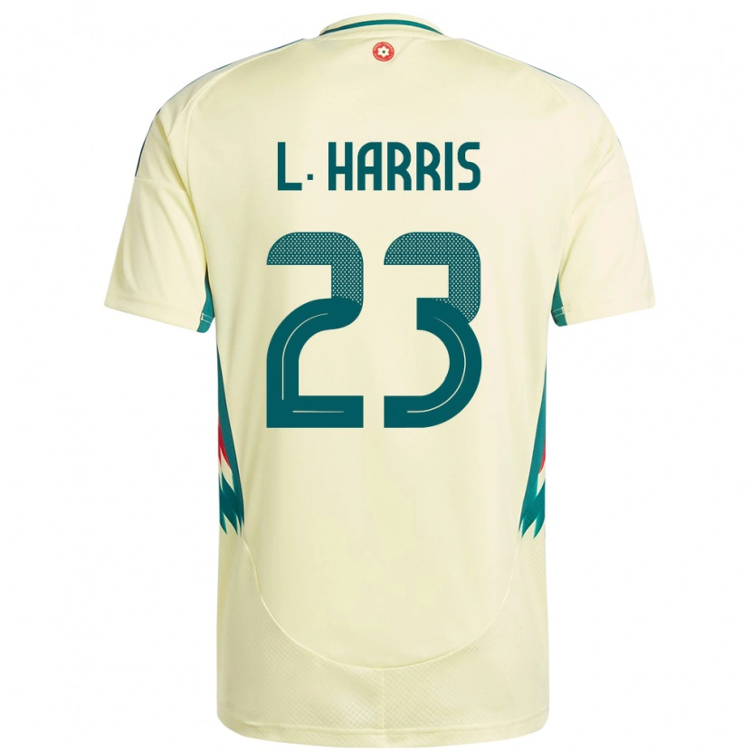 Danxen Kinder Wales Luke Harris #23 Beige Gelb Auswärtstrikot Trikot 24-26 T-Shirt Schweiz