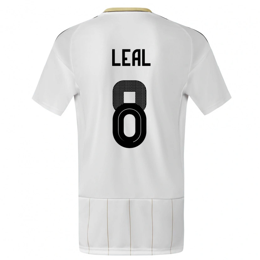 Danxen Kinder Costa Rica Randall Leal #8 Weiß Auswärtstrikot Trikot 24-26 T-Shirt Schweiz