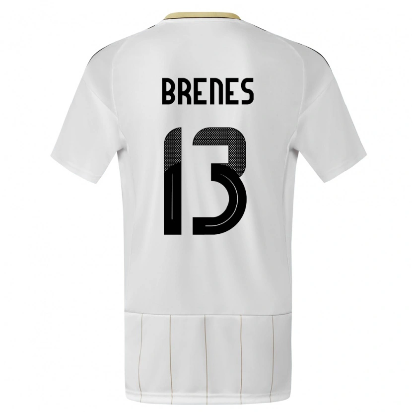 Danxen Kinder Costa Rica Jefferson Brenes #13 Weiß Auswärtstrikot Trikot 24-26 T-Shirt Schweiz