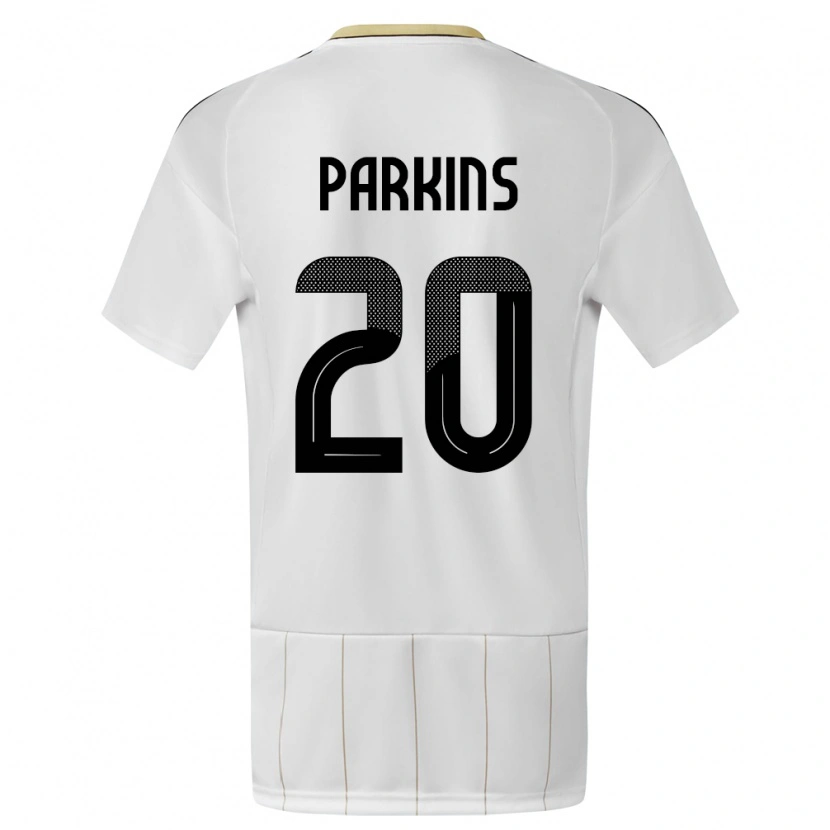 Danxen Kinder Costa Rica Rashir Parkins #20 Weiß Auswärtstrikot Trikot 24-26 T-Shirt Schweiz