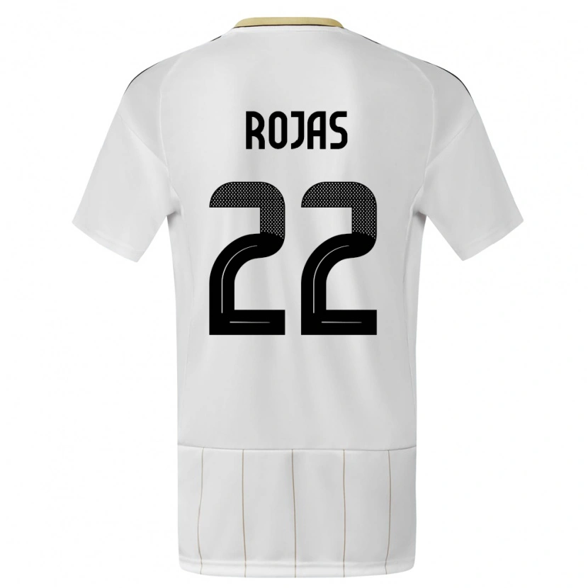 Danxen Kinder Costa Rica Andy Rojas #22 Weiß Auswärtstrikot Trikot 24-26 T-Shirt Schweiz