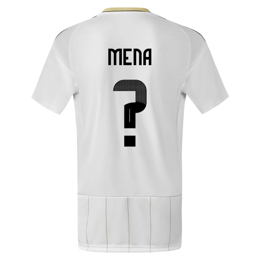 Danxen Kinder Costa Rica Marko Mena #0 Weiß Auswärtstrikot Trikot 24-26 T-Shirt Schweiz