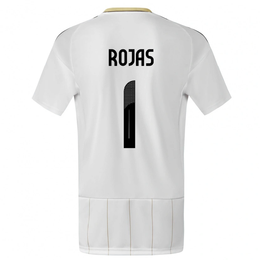 Danxen Kinder Costa Rica Berny Rojas #1 Weiß Auswärtstrikot Trikot 24-26 T-Shirt Schweiz