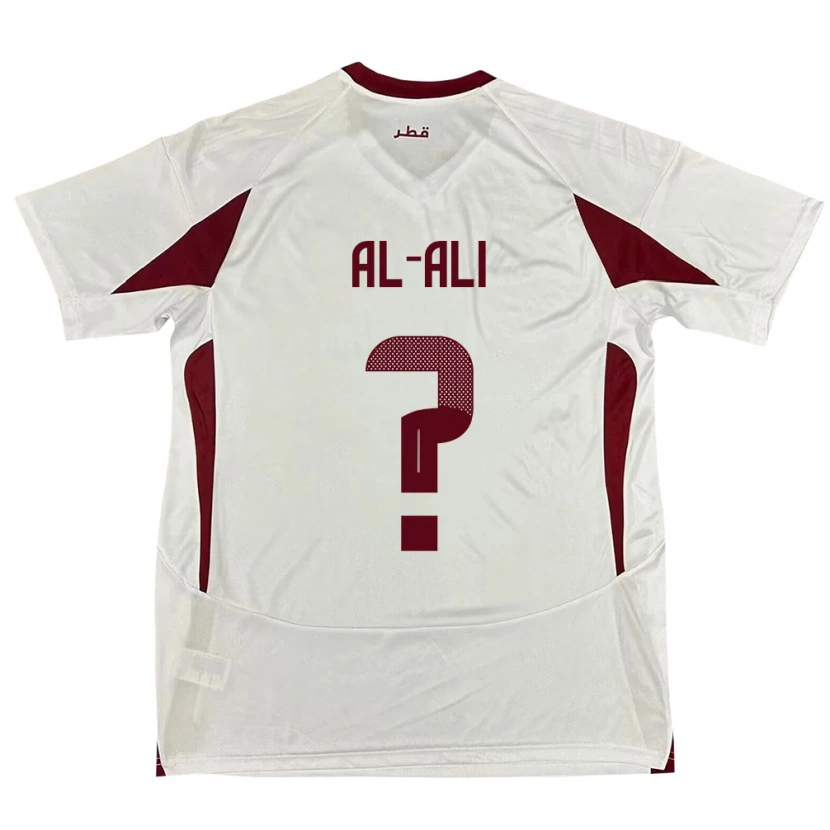 Danxen Kinder Katar Abdulla Al-Ali #0 Weiß Auswärtstrikot Trikot 24-26 T-Shirt Schweiz