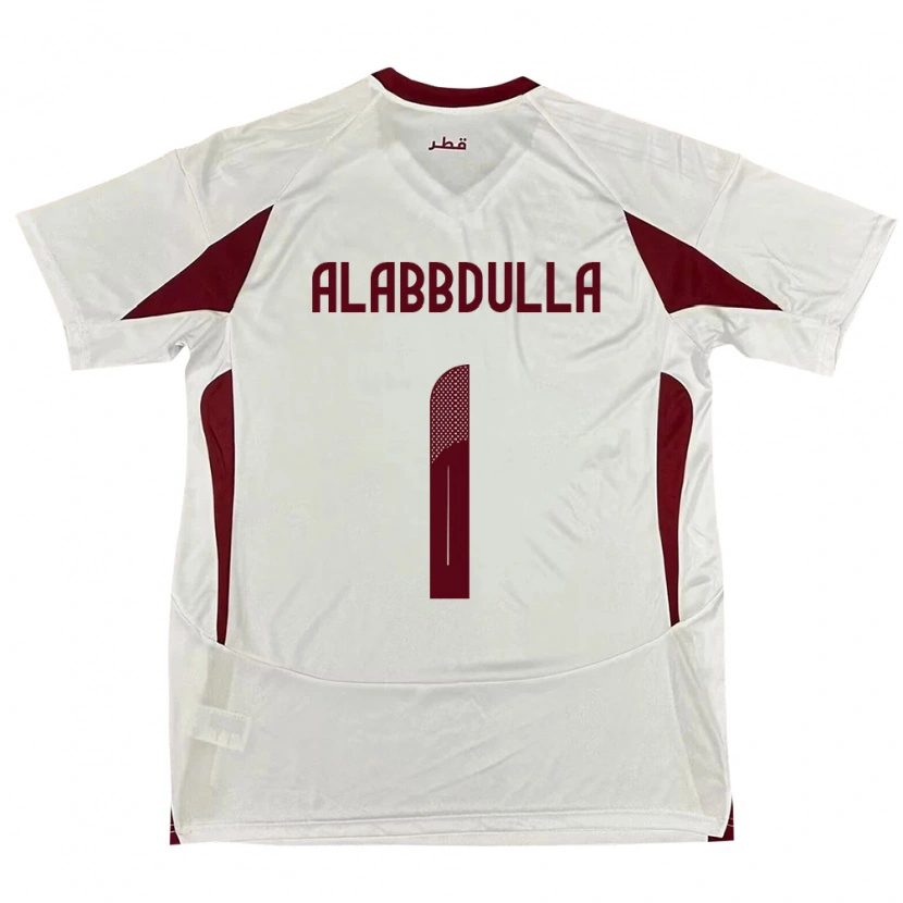Danxen Kinder Katar Latifa Alabbdulla #1 Weiß Auswärtstrikot Trikot 24-26 T-Shirt Schweiz