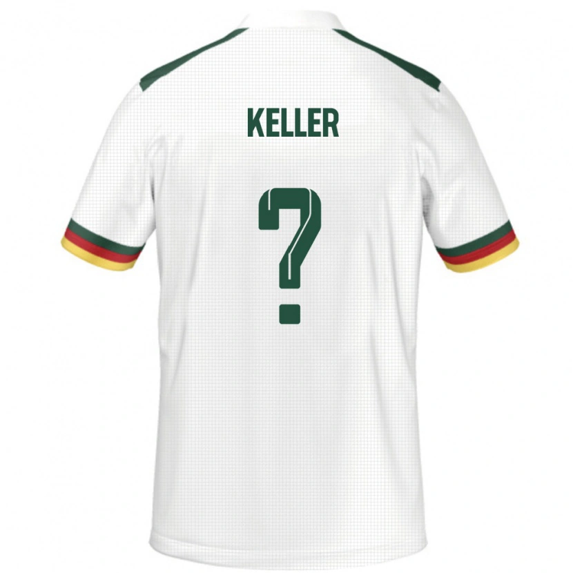Danxen Kinder Kamerun Stephane Keller #0 Weiß Auswärtstrikot Trikot 24-26 T-Shirt Schweiz