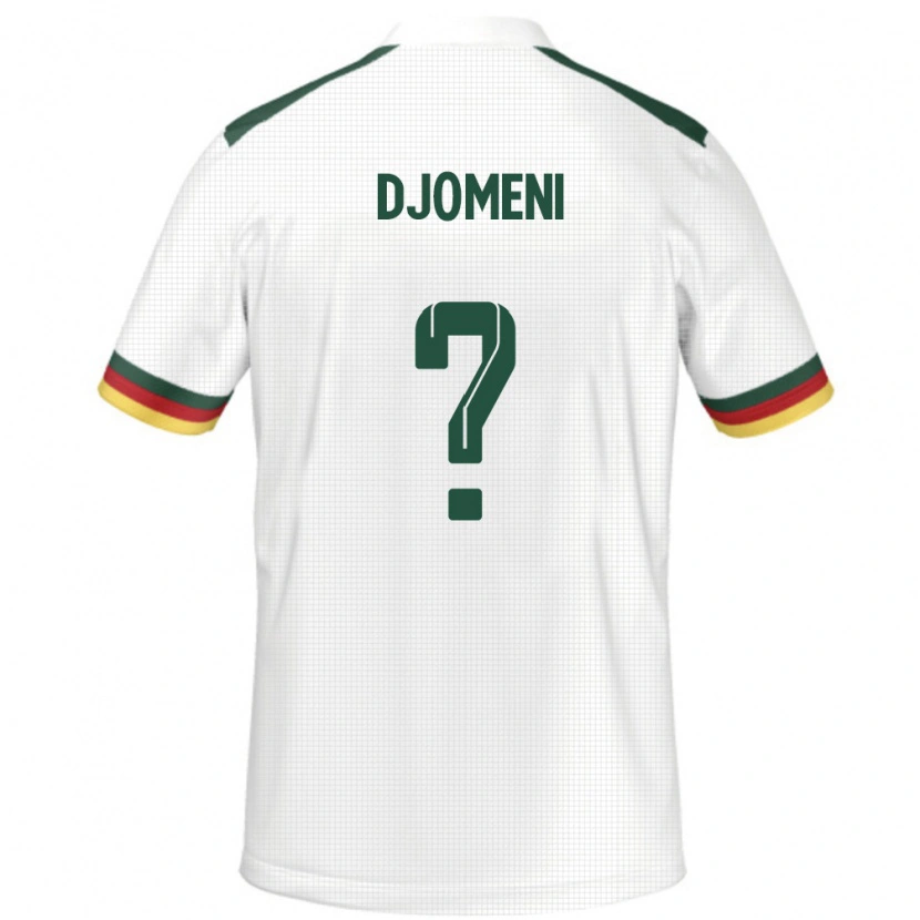 Danxen Kinder Kamerun Eric Djomeni #0 Weiß Auswärtstrikot Trikot 24-26 T-Shirt Schweiz