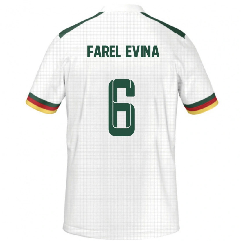 Danxen Kinder Kamerun Sony Farel Evina #6 Weiß Auswärtstrikot Trikot 24-26 T-Shirt Schweiz