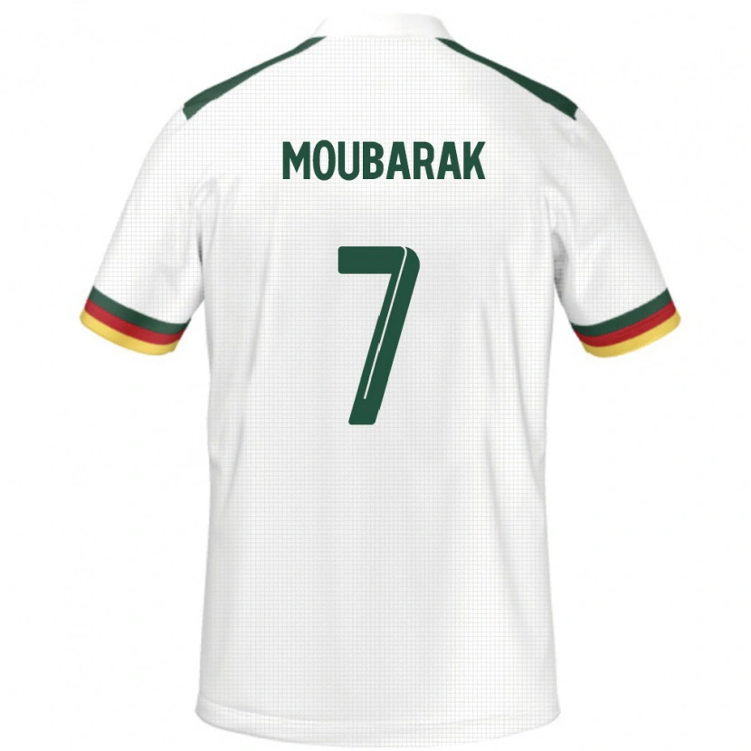 Danxen Kinder Kamerun Alioum Moubarak #7 Weiß Auswärtstrikot Trikot 24-26 T-Shirt Schweiz