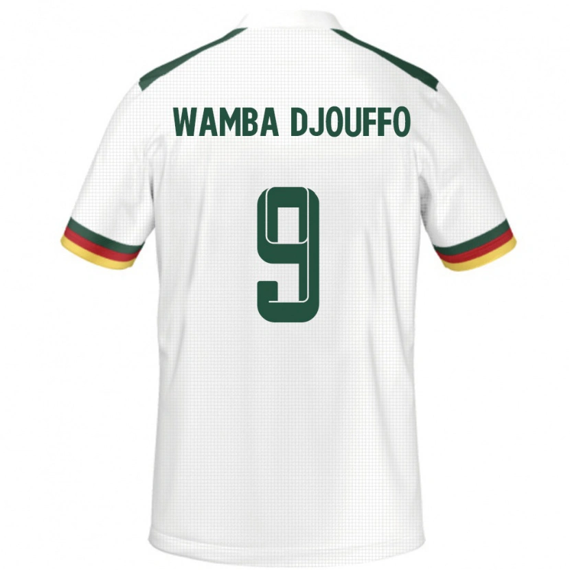 Danxen Kinder Kamerun Leonel Wamba Djouffo #9 Weiß Auswärtstrikot Trikot 24-26 T-Shirt Schweiz