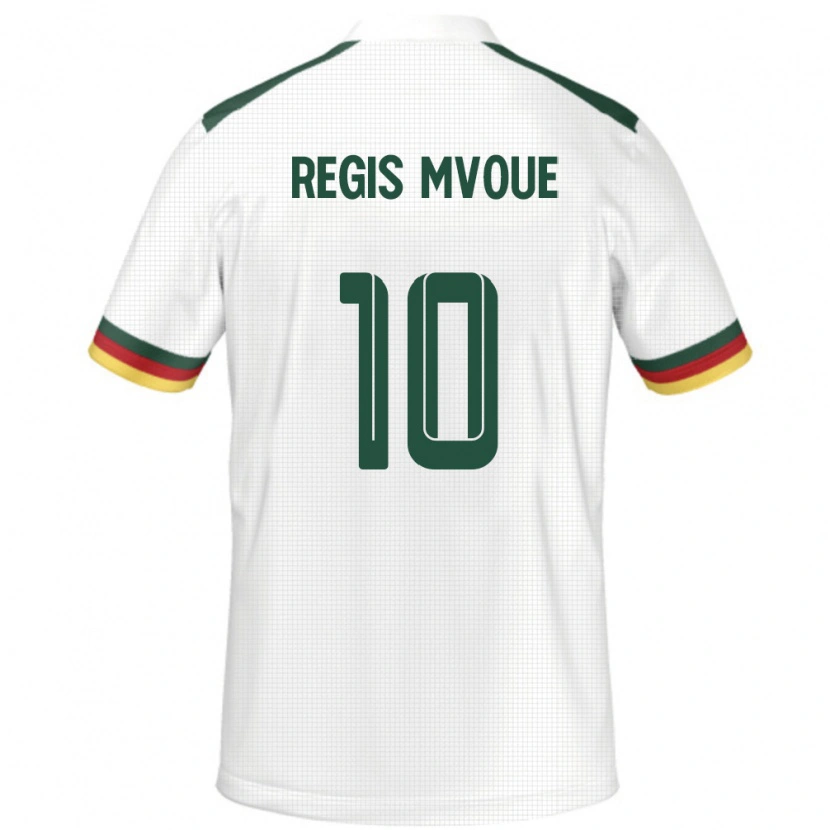 Danxen Kinder Kamerun Steve Regis Mvoue #10 Weiß Auswärtstrikot Trikot 24-26 T-Shirt Schweiz