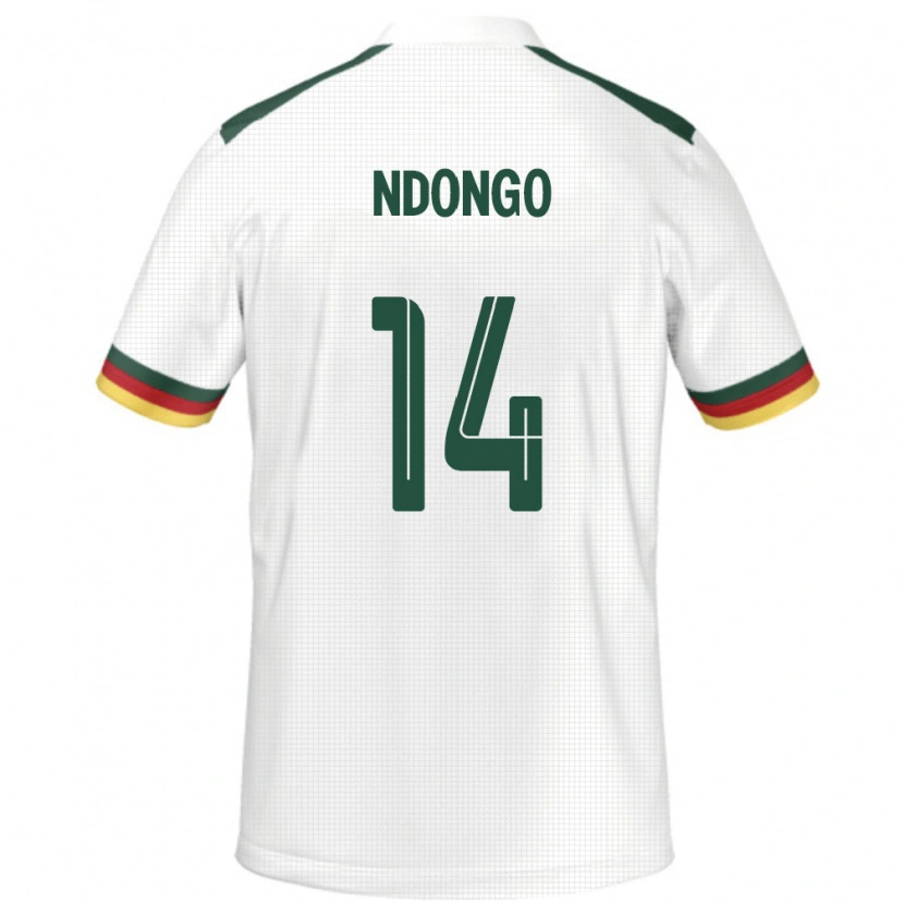 Danxen Kinder Kamerun Nassourou Ndongo #14 Weiß Auswärtstrikot Trikot 24-26 T-Shirt Schweiz