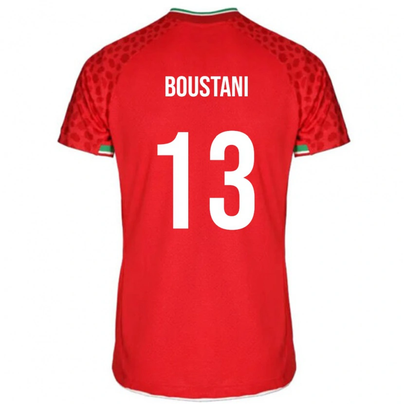 Danxen Kinder Iran Amirmohammad Boustani #13 Rot Auswärtstrikot Trikot 24-26 T-Shirt Schweiz