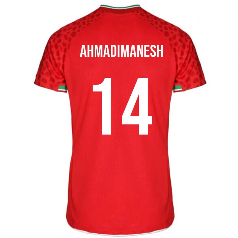 Danxen Kinder Iran Iliya Ahmadimanesh #14 Rot Auswärtstrikot Trikot 24-26 T-Shirt Schweiz