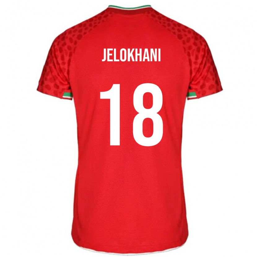 Danxen Kinder Iran Ali Jelokhani #18 Rot Auswärtstrikot Trikot 24-26 T-Shirt Schweiz