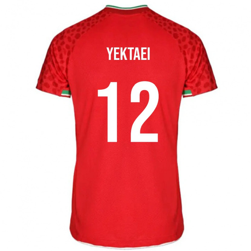 Danxen Kinder Iran Maryam Yektaei #12 Rot Auswärtstrikot Trikot 24-26 T-Shirt Schweiz