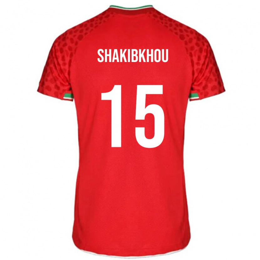 Danxen Kinder Iran Mohammadreza Shakibkhou #15 Rot Auswärtstrikot Trikot 24-26 T-Shirt Schweiz