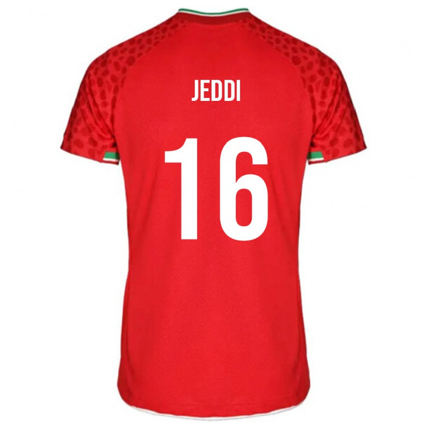 Danxen Kinder Iran Amirreza Jeddi #16 Rot Auswärtstrikot Trikot 24-26 T-Shirt Schweiz