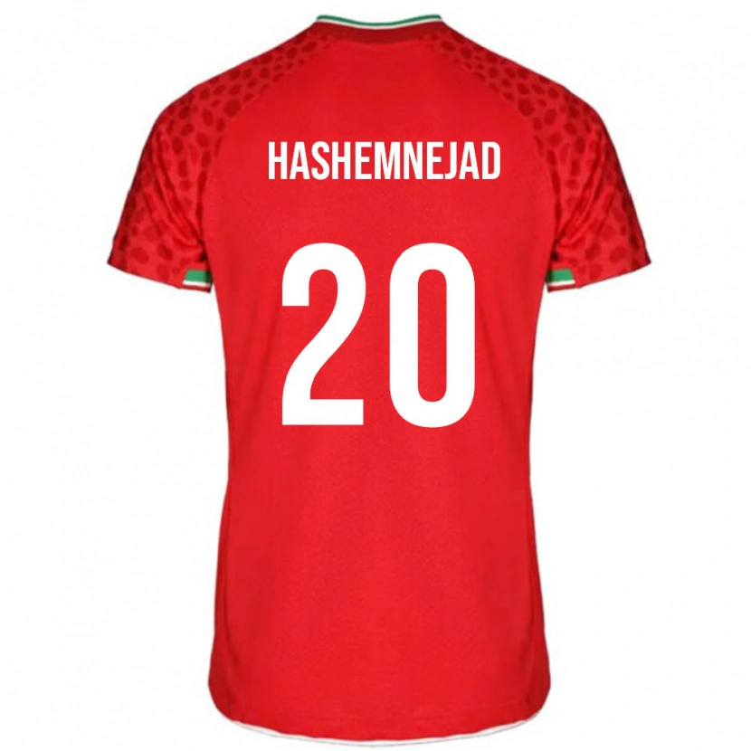 Danxen Kinder Iran Mehdi Hashemnejad #20 Rot Auswärtstrikot Trikot 24-26 T-Shirt Schweiz