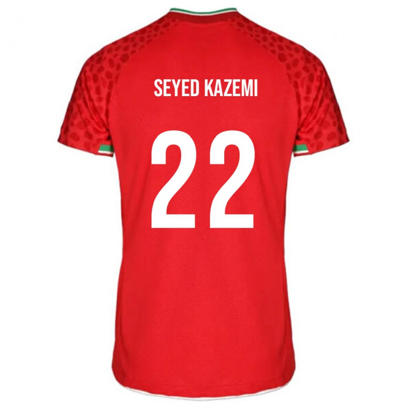 Danxen Kinder Iran Arefeh Seyed Kazemi #22 Rot Auswärtstrikot Trikot 24-26 T-Shirt Schweiz