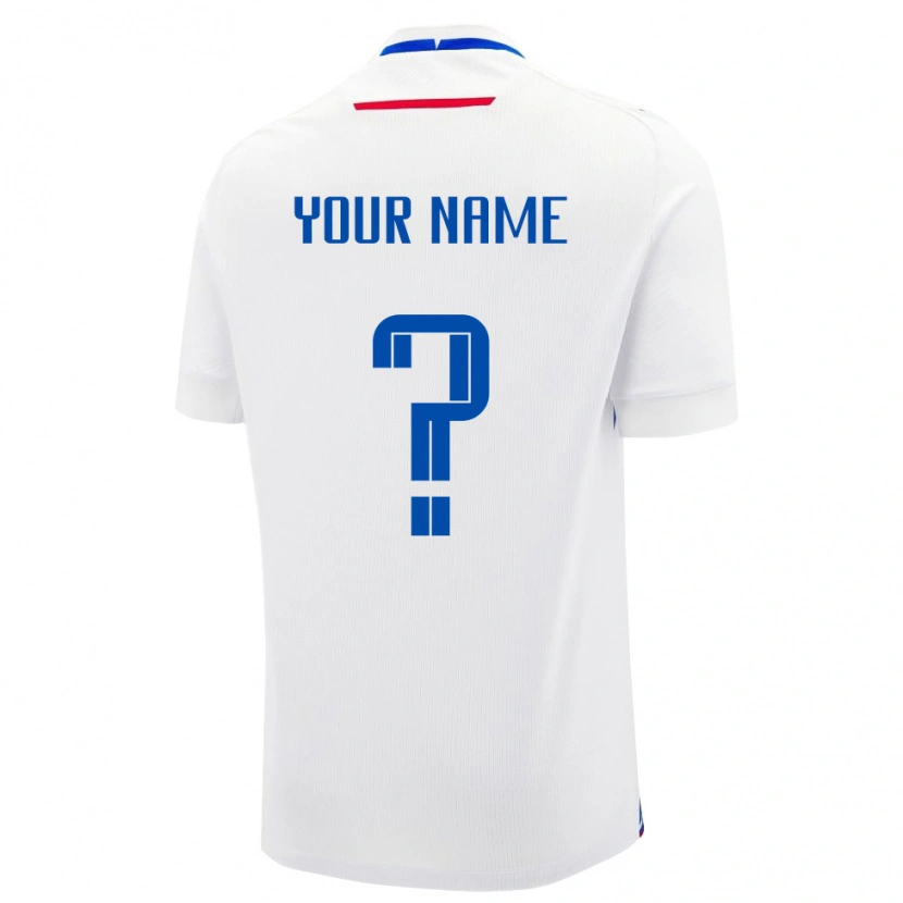 Danxen Kinder Slowakei Ihren Namen #0 Weiß Auswärtstrikot Trikot 24-26 T-Shirt Schweiz