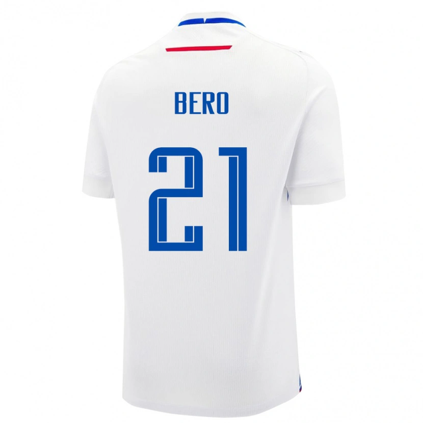 Danxen Kinder Slowakei Matus Bero #21 Weiß Auswärtstrikot Trikot 24-26 T-Shirt Schweiz
