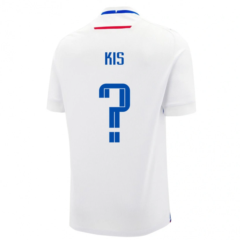 Danxen Kinder Slowakei Alex Kis #0 Weiß Auswärtstrikot Trikot 24-26 T-Shirt Schweiz
