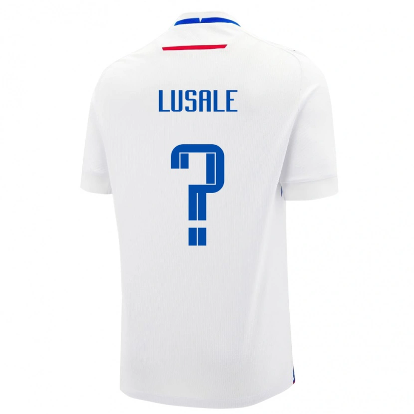 Danxen Kinder Slowakei Samuel Lusale #0 Weiß Auswärtstrikot Trikot 24-26 T-Shirt Schweiz