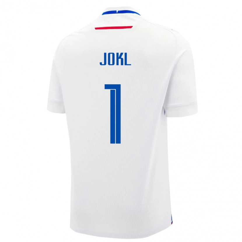 Danxen Kinder Slowakei Jakub Jokl #1 Weiß Auswärtstrikot Trikot 24-26 T-Shirt Schweiz