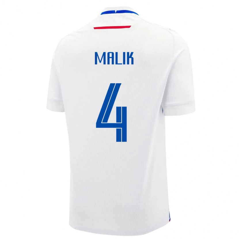 Danxen Kinder Slowakei Lukas Malik #4 Weiß Auswärtstrikot Trikot 24-26 T-Shirt Schweiz