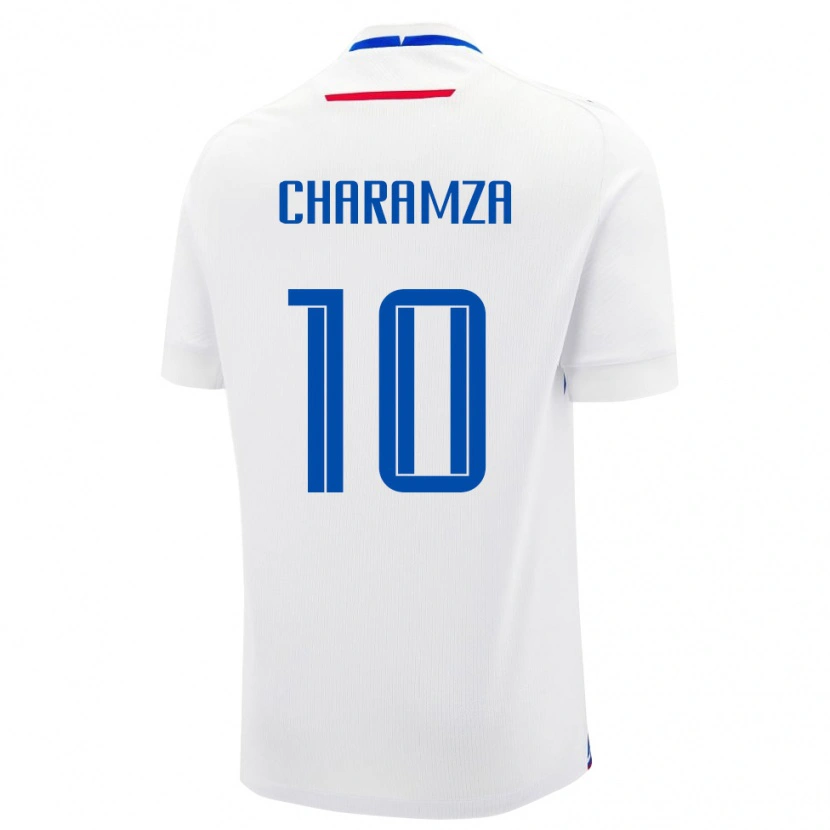 Danxen Kinder Slowakei Mario Charamza #10 Weiß Auswärtstrikot Trikot 24-26 T-Shirt Schweiz