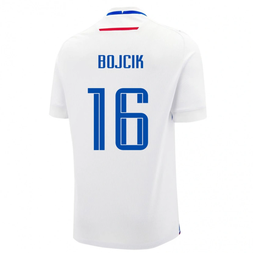 Danxen Kinder Slowakei Tomas Bojcik #16 Weiß Auswärtstrikot Trikot 24-26 T-Shirt Schweiz