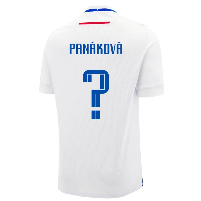 Danxen Kinder Slowakei Kristína Panáková #0 Weiß Auswärtstrikot Trikot 24-26 T-Shirt Schweiz