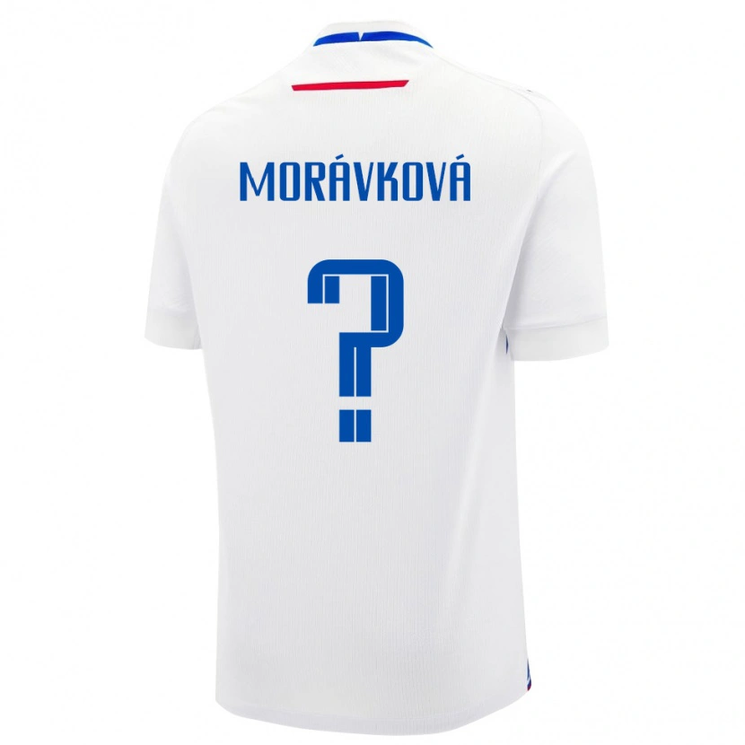 Danxen Kinder Slowakei Tamara Morávková #0 Weiß Auswärtstrikot Trikot 24-26 T-Shirt Schweiz